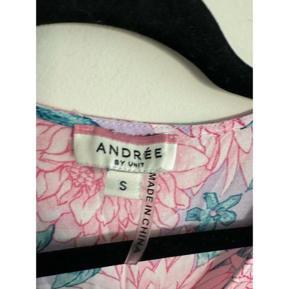 Andree’ By Unit Floral Peplum Top Size Small - Picture 3 of 5
